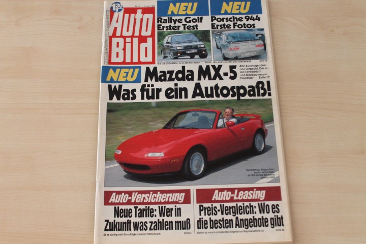Deckblatt Auto Bild (23/1989)